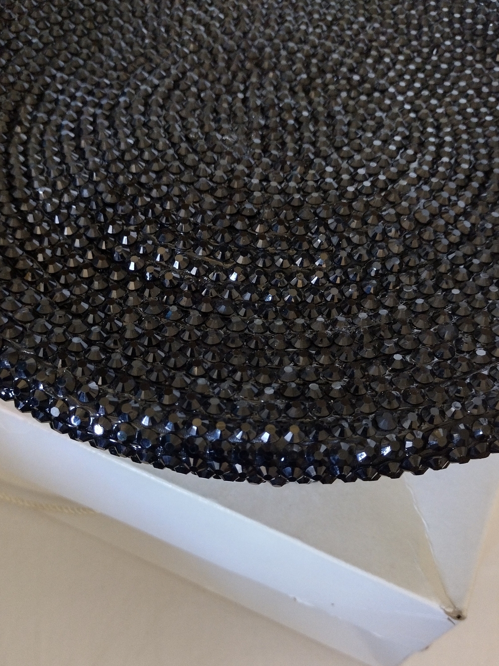 NEW Royal Sparkling Black Sequin Rhinestone Hat! - Picture 4 of 13